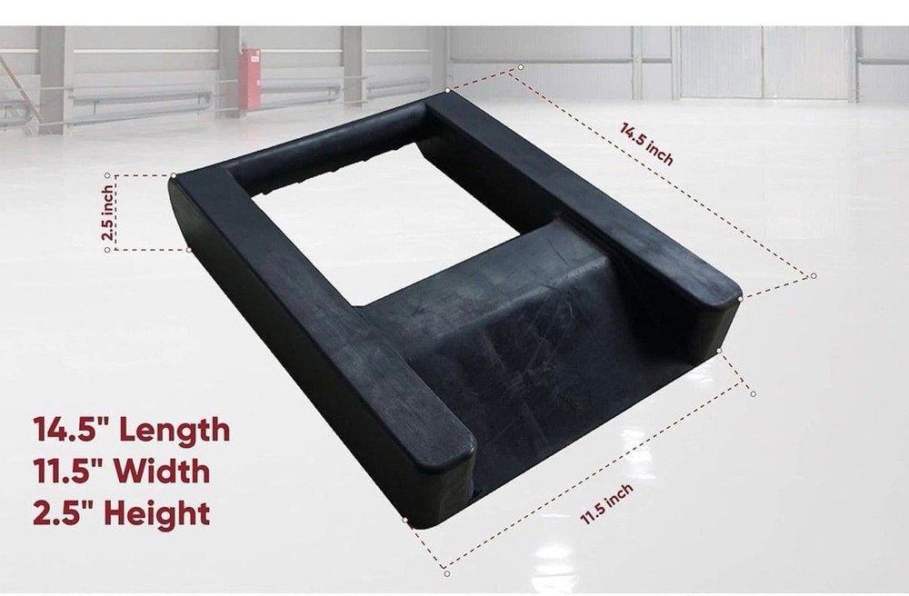 Heavy Duty Pallet Jack Stop - Damage Reducing, Simple, and Functional