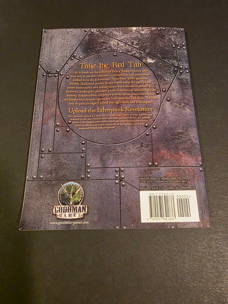 Etherscope: Upload: Etherpunk Goodman Games 2006 ☆ Authentic ☆