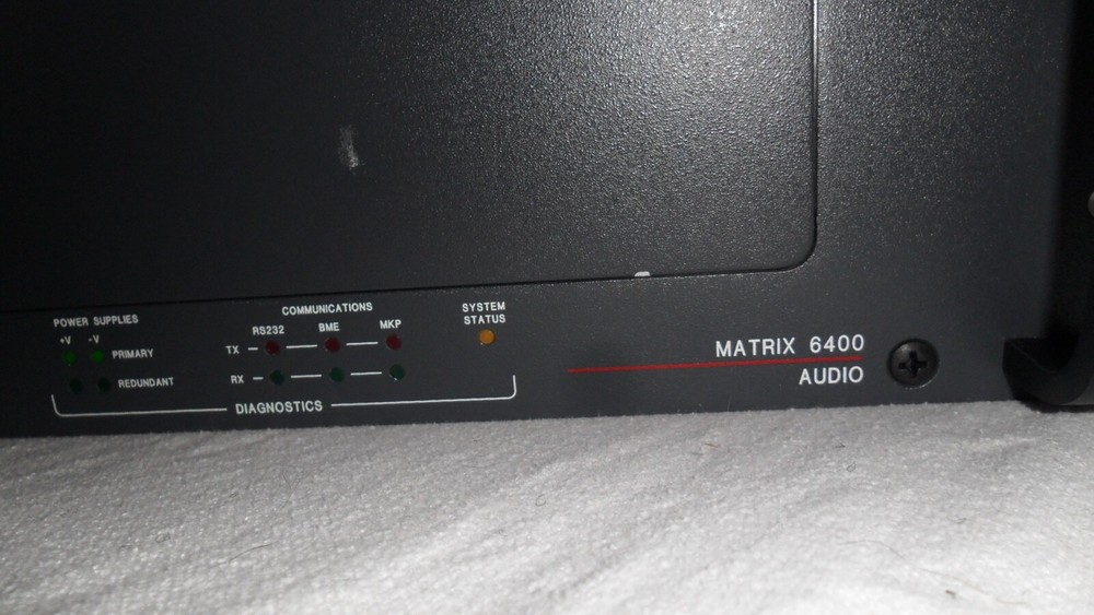 extron video and audio matrix 6400
