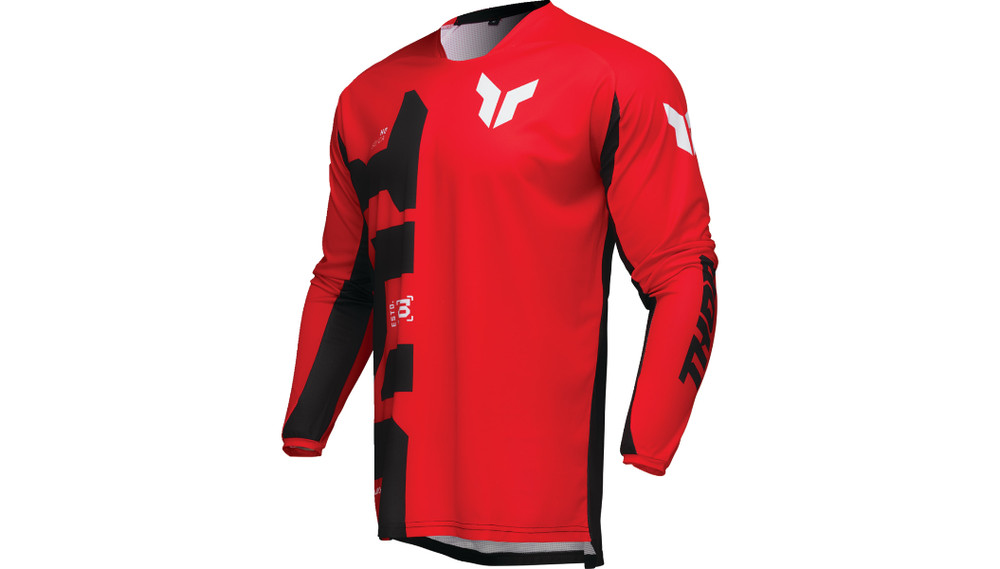 Thor Launchmode Forge Motocross Gear Set - Jersey & Pant - Red/Black