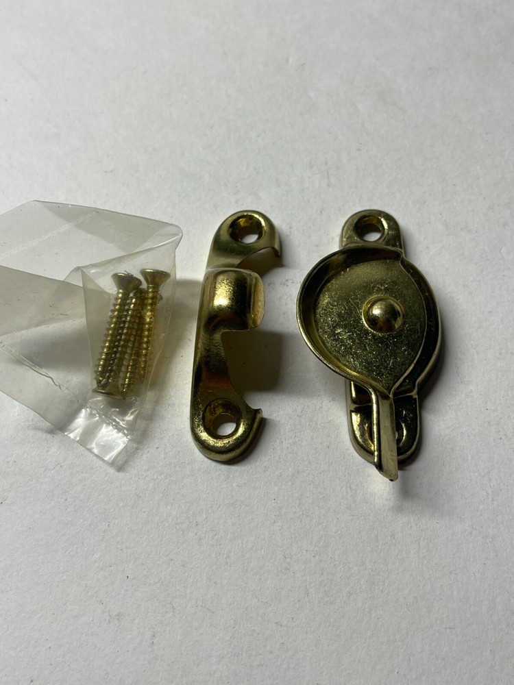 Brainerd B6010 gold brass Double Hung Window Sash Locks