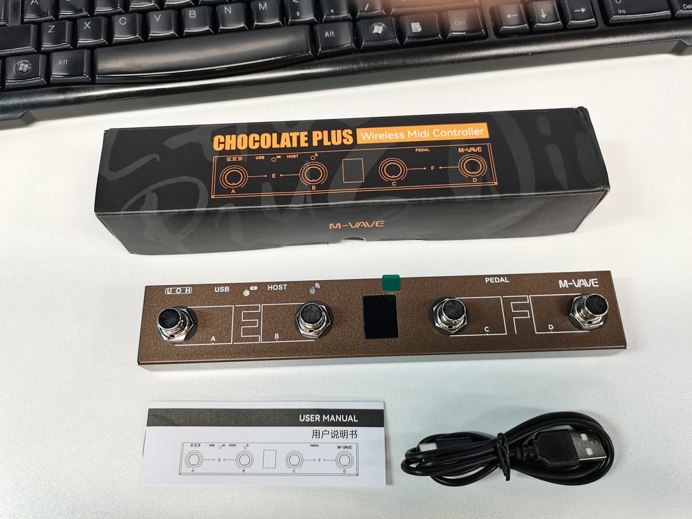 M-VAVE Wireless MIDI Controller BT MIDI Pedal Controller Intelligent APP VYSK