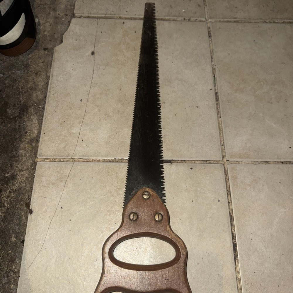 Vintage Atkins Double Sided Saw