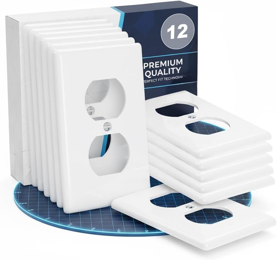 Outlet Covers Wall Plates - Electrical Outlet Covers12-pack Standard Size