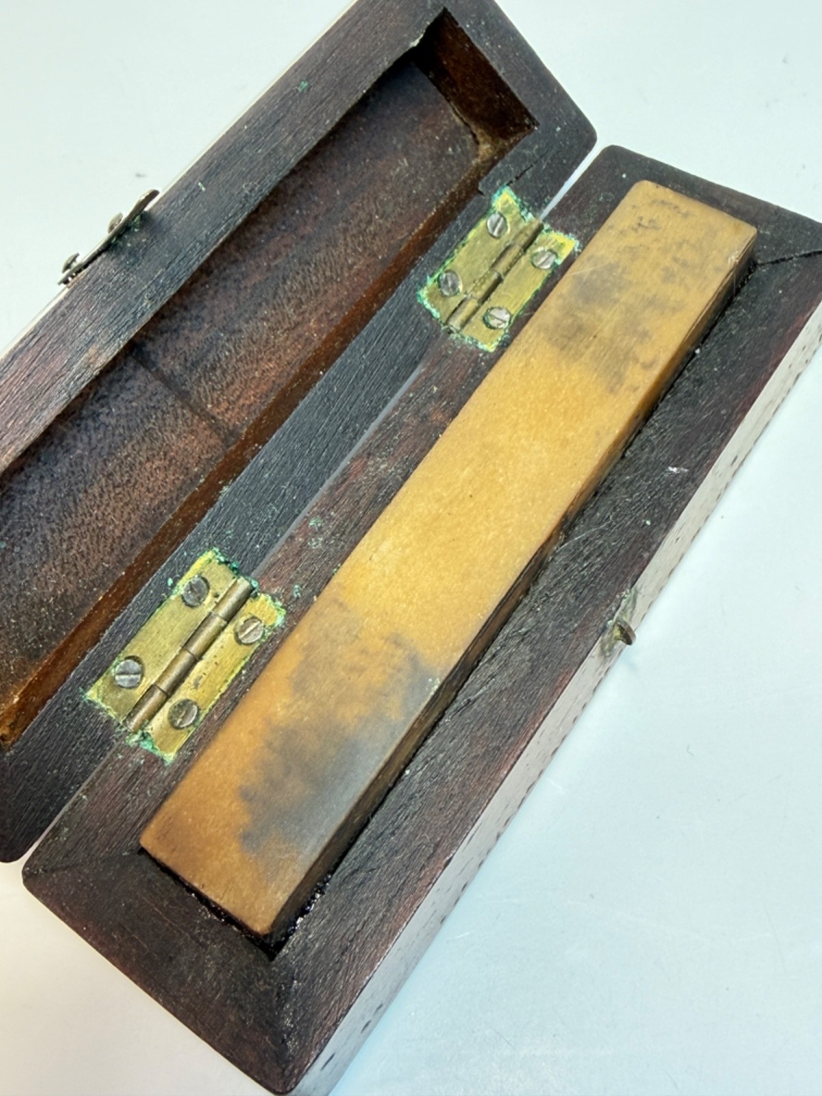 1900 Pocket Honing Natural Oilstone Hone Ex Fine Razor Scalpel Blade Sharpening