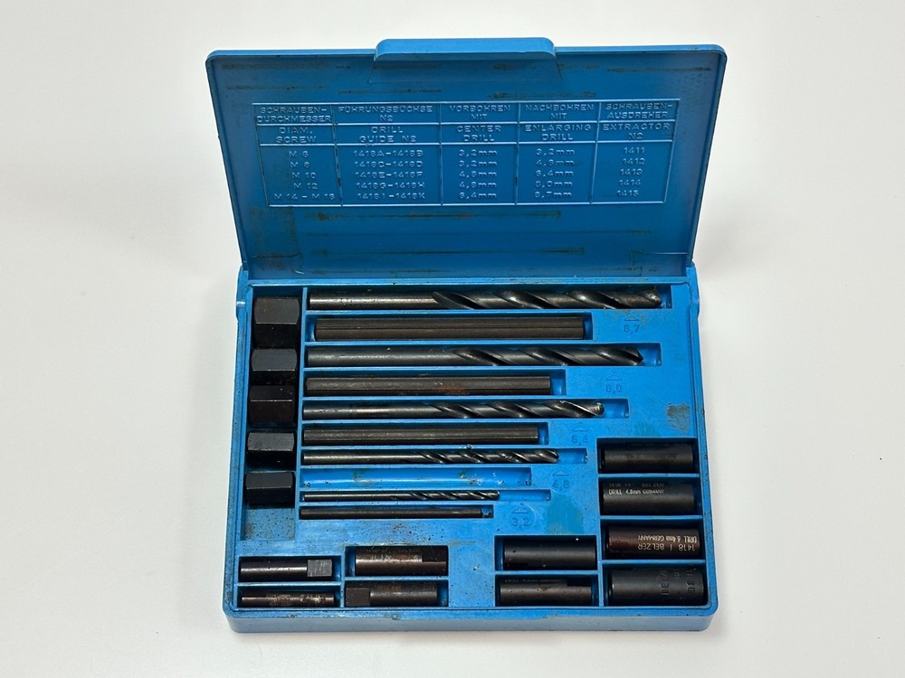 Belzer Tools GERMANY Screw Extractor Set, Model 1418S