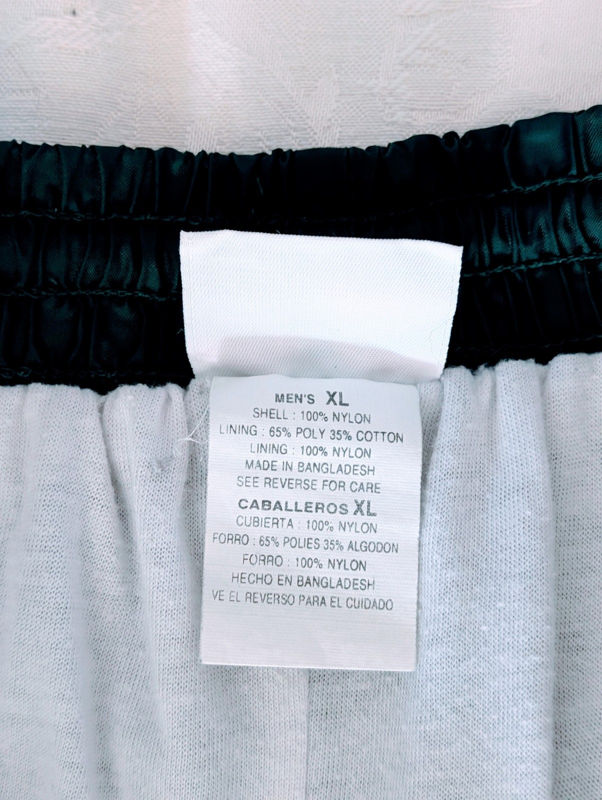 VTG Jerzees Dark Green Jogger Pants Mens XL Lined Windbreaker Ankle Zip Nylon