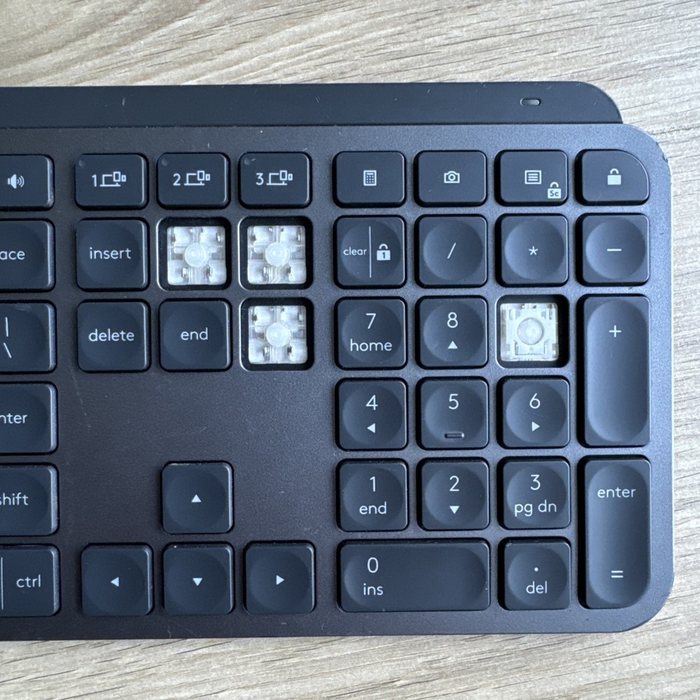 Logitech MX Keys Keyboard ~ Replacement Key & Switch Part ~ Graphite Not Keys S