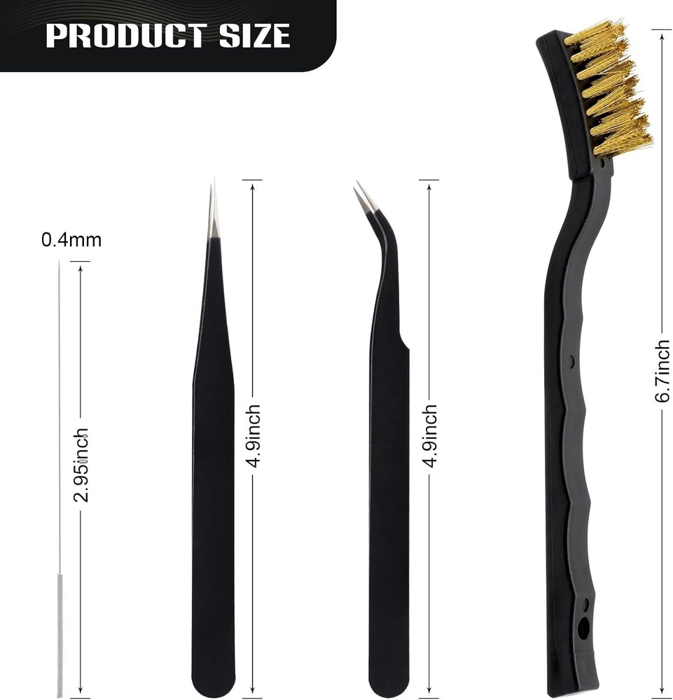 3D Printer Nozzle Cleaning Kit - 10 Precision Needles for Ultimate Maintenance