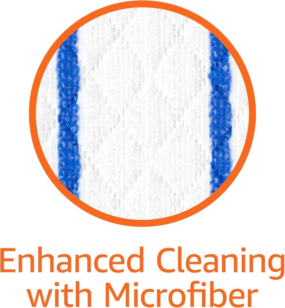 Efficient Wet Mopping Cloth Refills - 24 Microfiber Pads for Spotless Floors