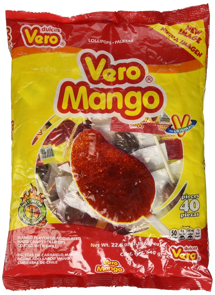 Vero Paleta Mango Con Chile 40ct