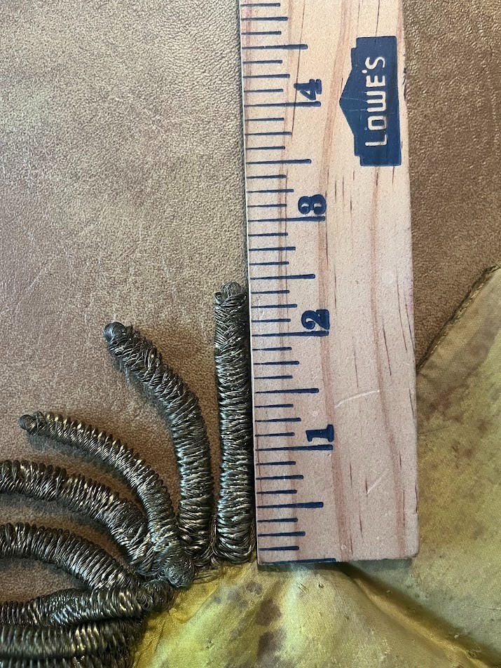 Epaulets US Army NY Buttons Likely Pre-1872 & Civil War for Major Fine Condition