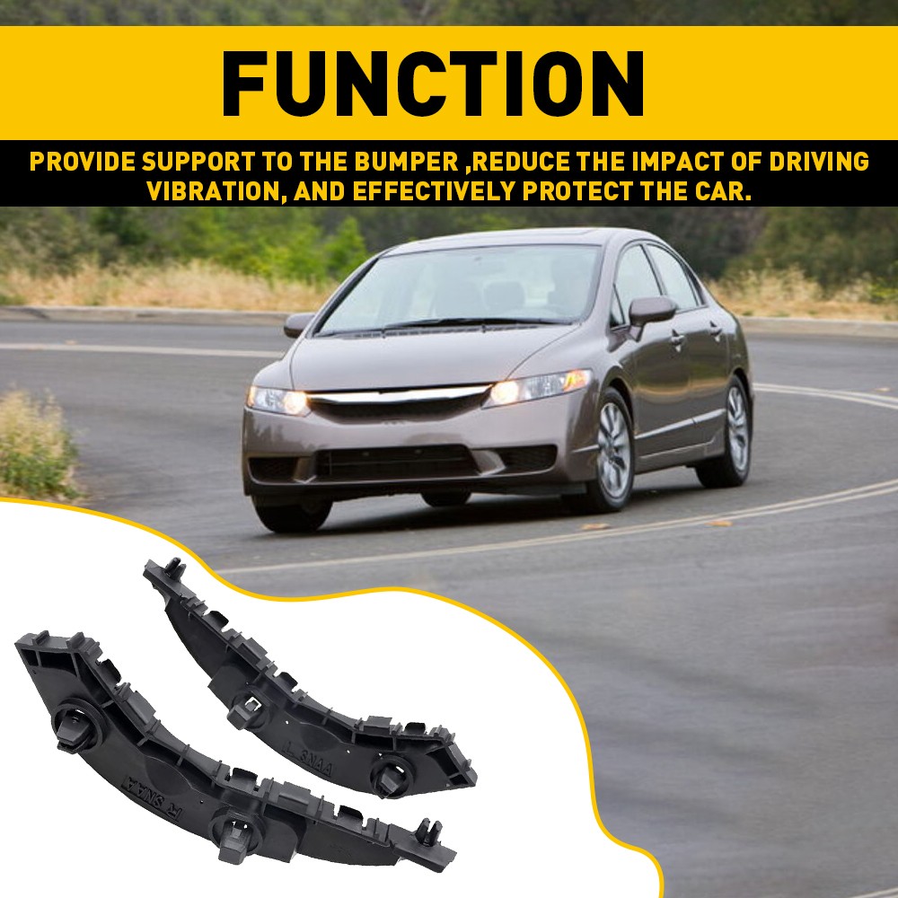 2pcs Front Bumper Bracket Left & Right side for Honda Civic 2006-2010 2011
