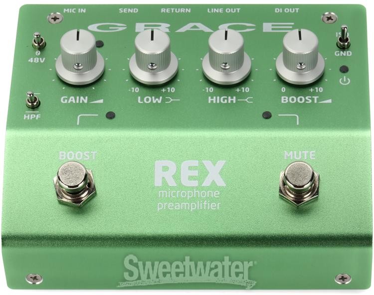 Grace Design REX Microphone Preamp Pedal with Boost