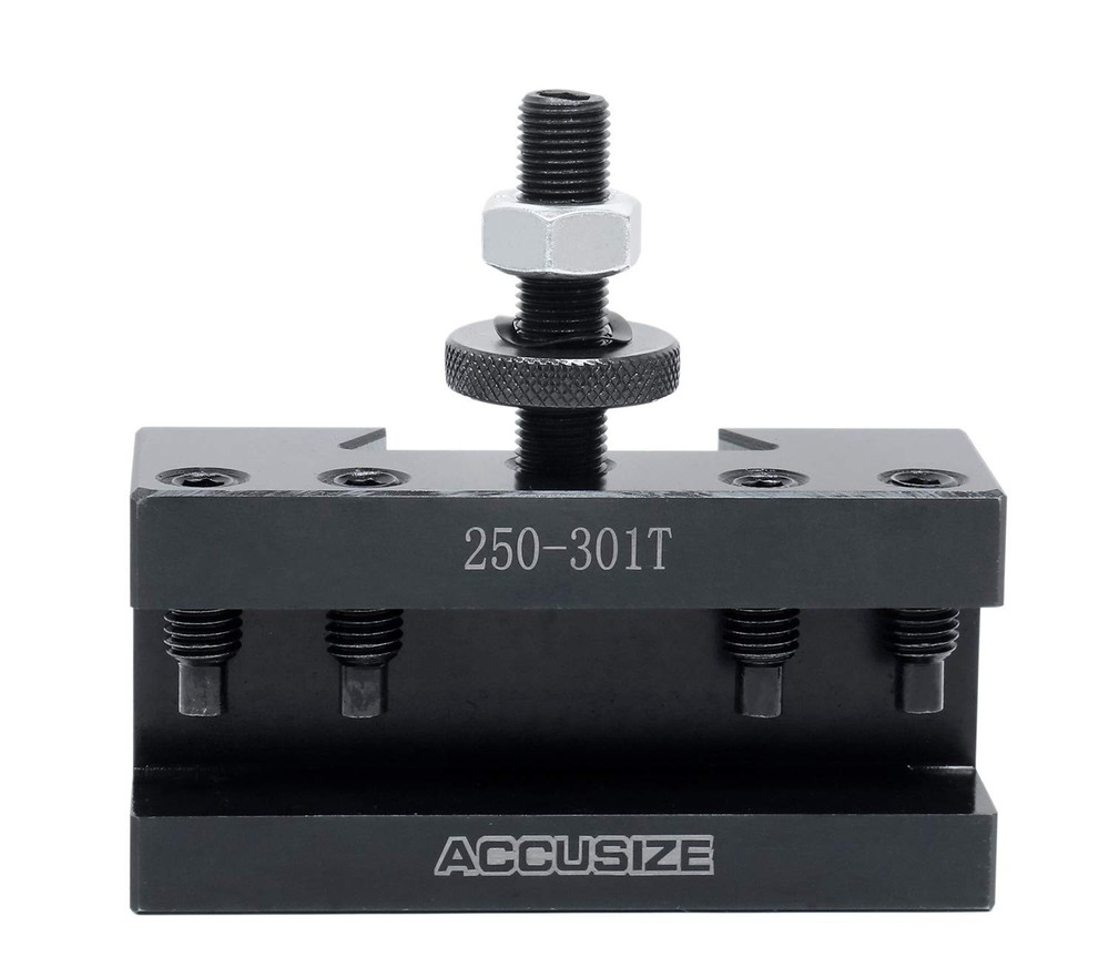 Accusize Industrial Tools Style Cxa Turning and Facing Quick Change Tool Post Ho