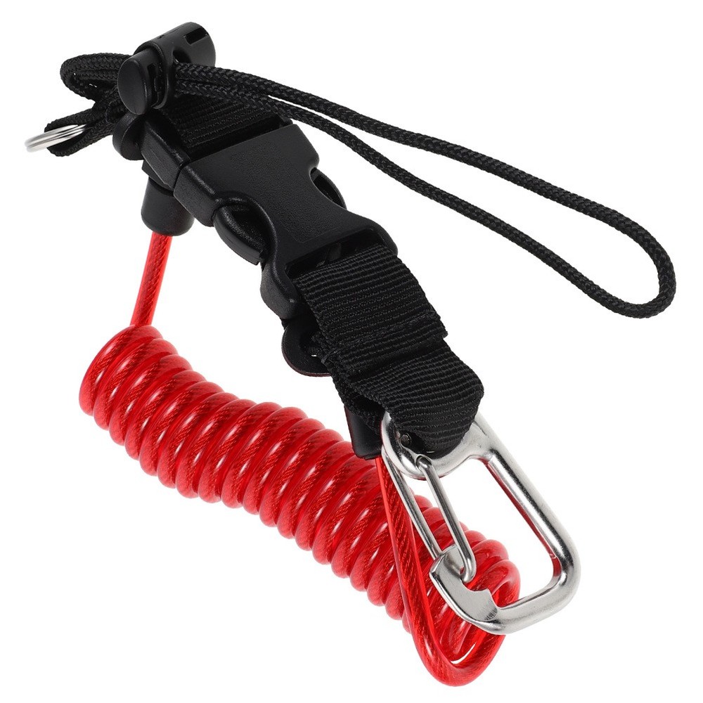 Scuba Diving Retractable Lanyard Anti Lost Loss Rope Camera Float Strap
