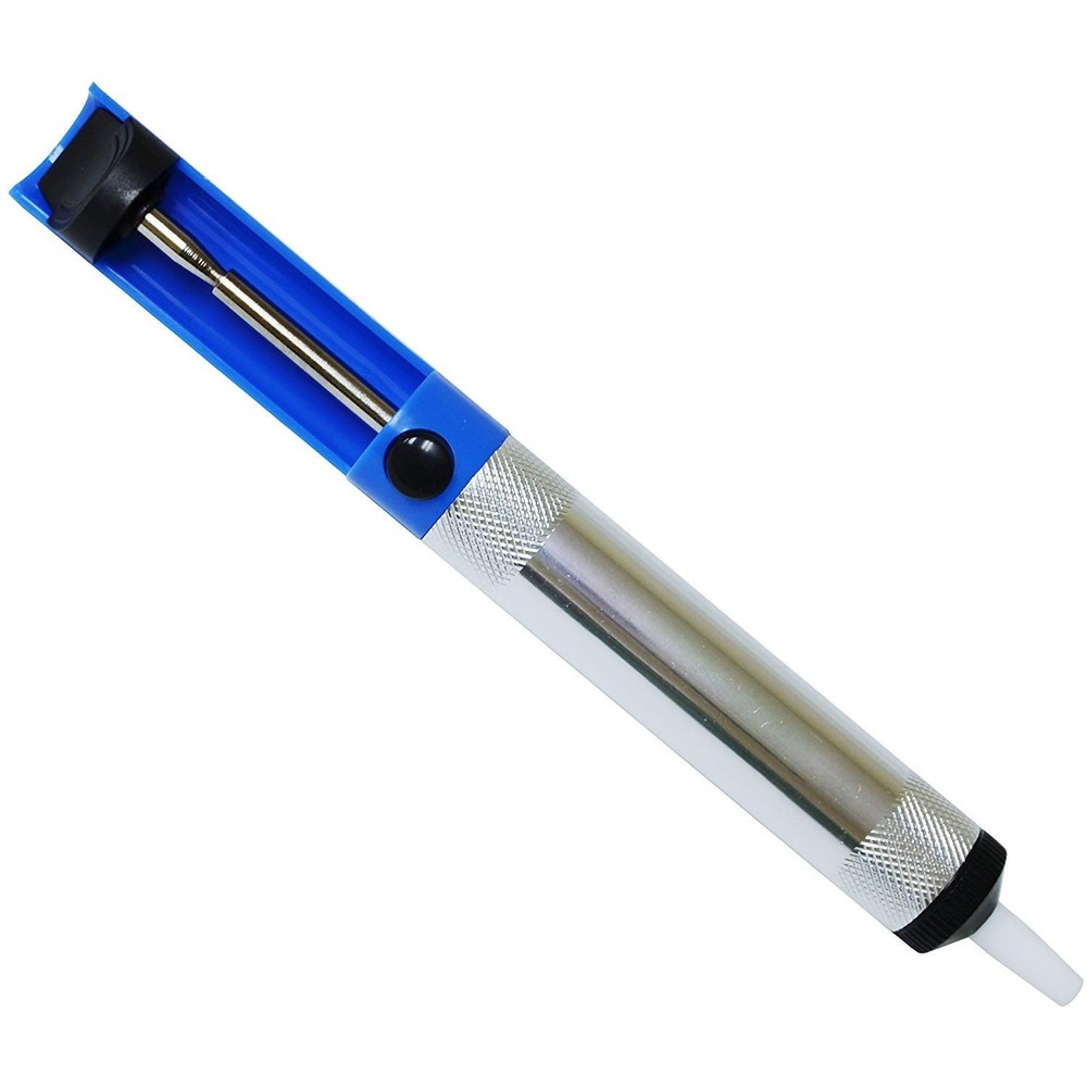 Solder Sucker- desoldering pump Small, Blue