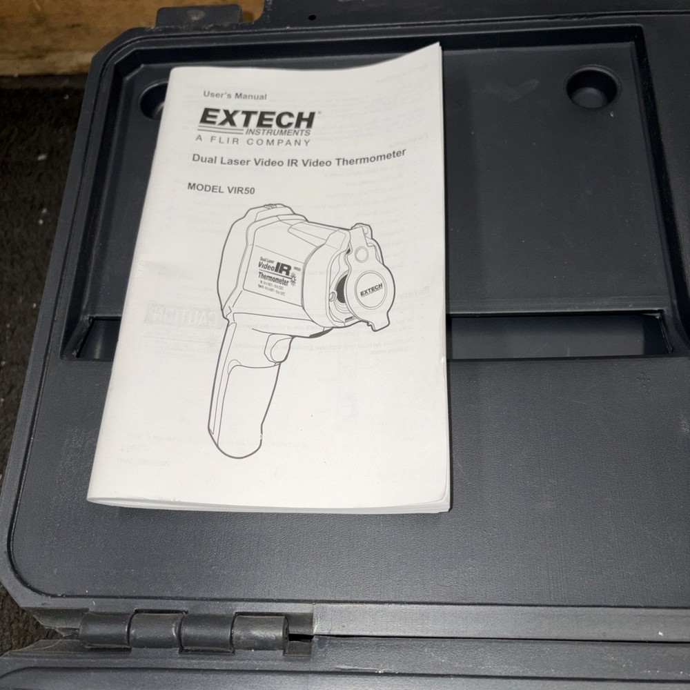 extech VIR50 dual laser video ir thermometer