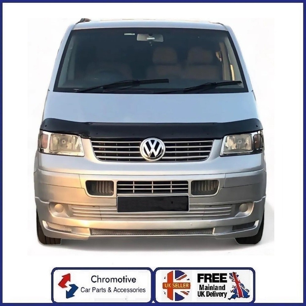 VW TRANSPORTER T5 (2003-2009) Bonnet Protector Bug Guard Wind Stone Deflector