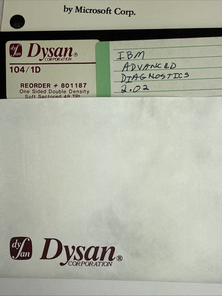 IBM DOS 2.10 Technical Reference Manual Binder Advanced Diagnostics Floppy Disks