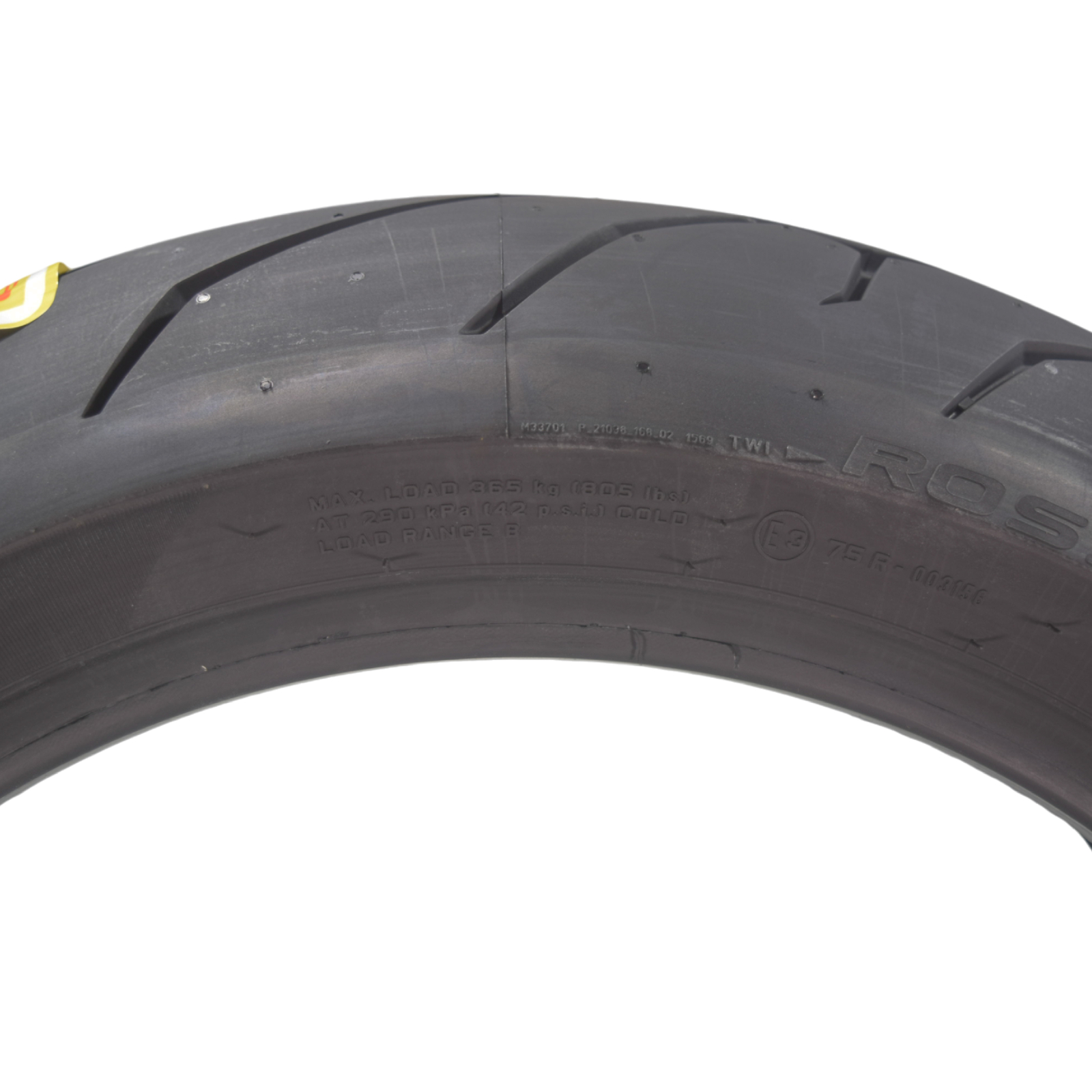 Pirelli Diablo Rosso II Tire Set w/ Keychain: 120/70ZR17 Front & 180/55ZR17 Rear