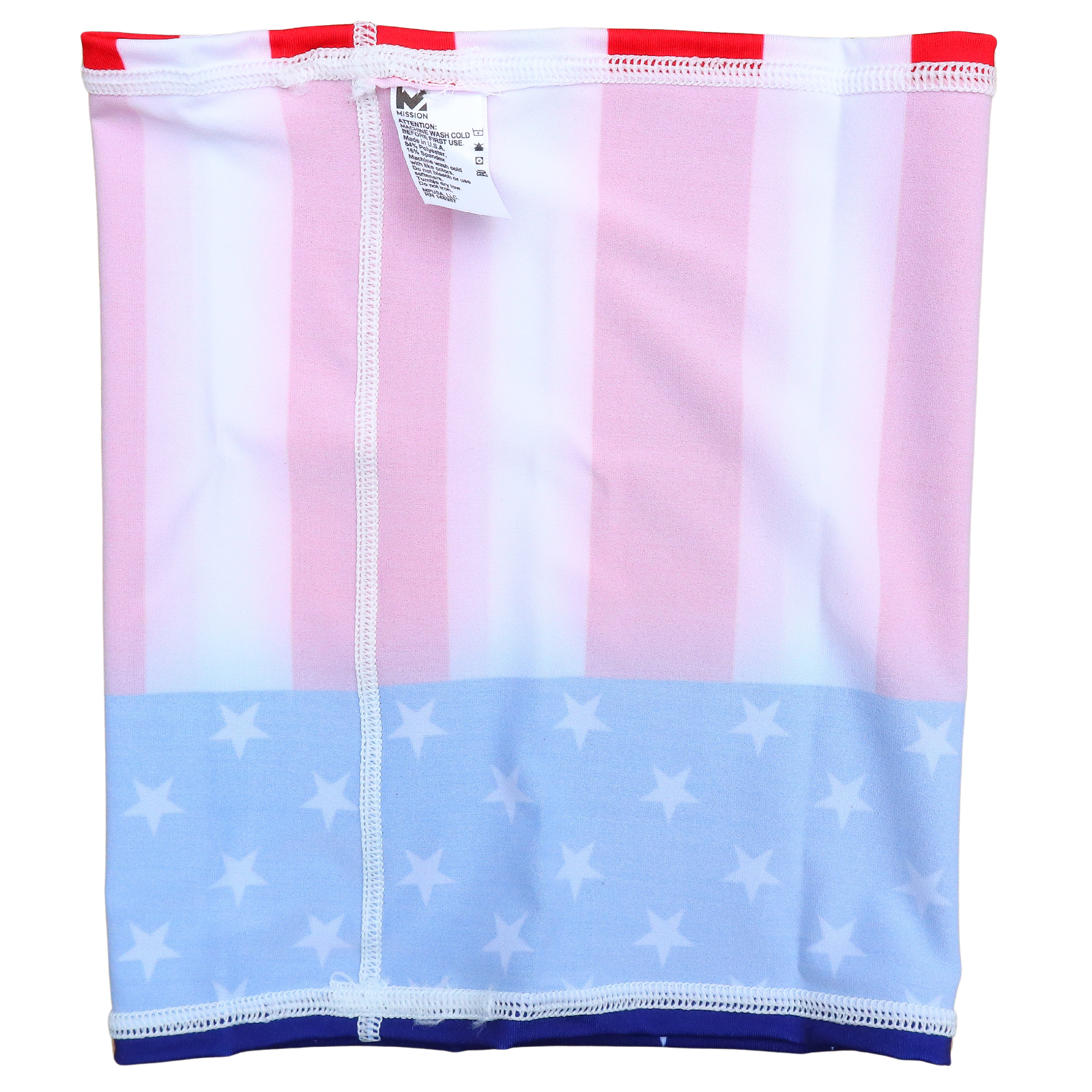 Mission Instant Cooling Geat Cooling Neck Gaiter USA Patriotism American Flag
