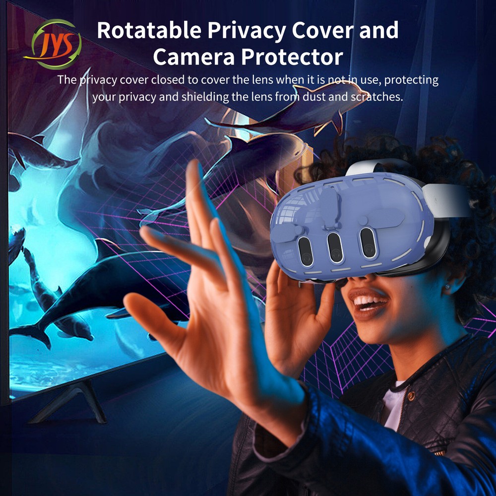 Transparent Protective Shell Cover Camera Lens Protector for Quest 3 Accessories