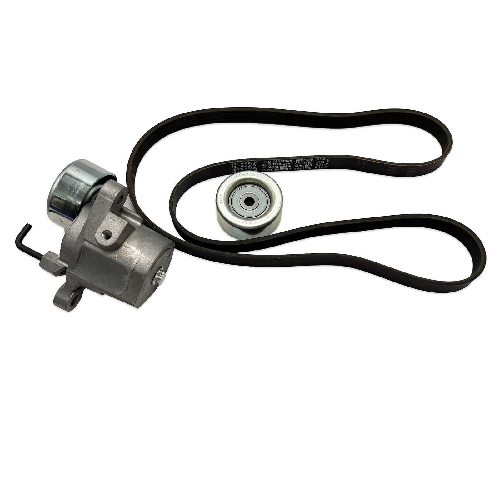 OEM Drive Belt Tensioner Pulley Kit For 16-24 Toyota Camry Highlander Lexus 3.5L