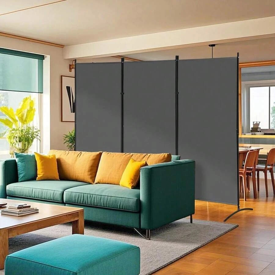 Room Divider, 3 Panel Folding Privacy Screens, Freestanding Room Divider Panel
