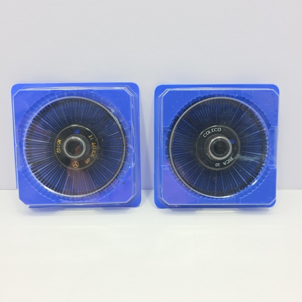 2 Coleco ADAM Daisy Wheel For Printer