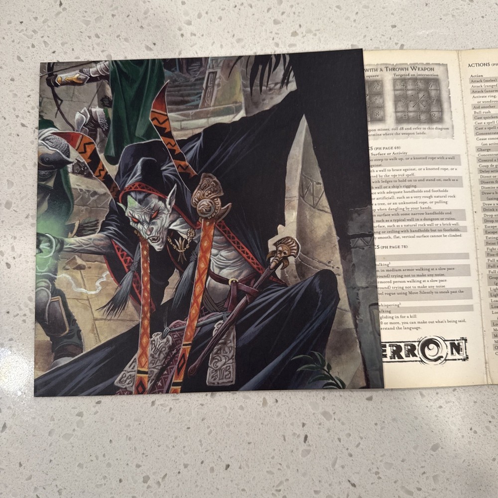 WOTC D&D Eberron Deluxe Dungeon Master's Screen Nice CONDITION