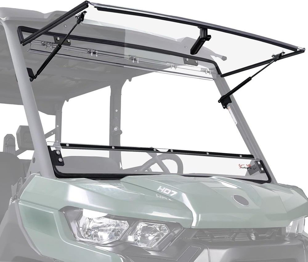 Flip Windshield Front Window for Can-Am Defender & Defender Max HD5 8 7 9 2016+