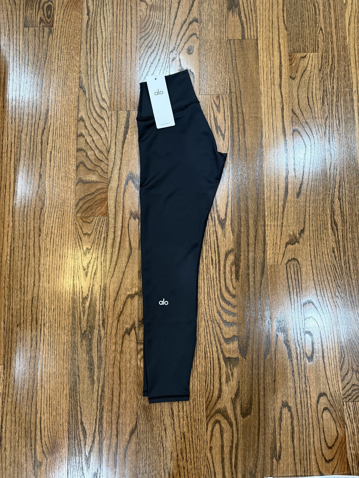 Alo Yoga SMALL High Waist Airbrush Legging BLACK 7/8 NWT