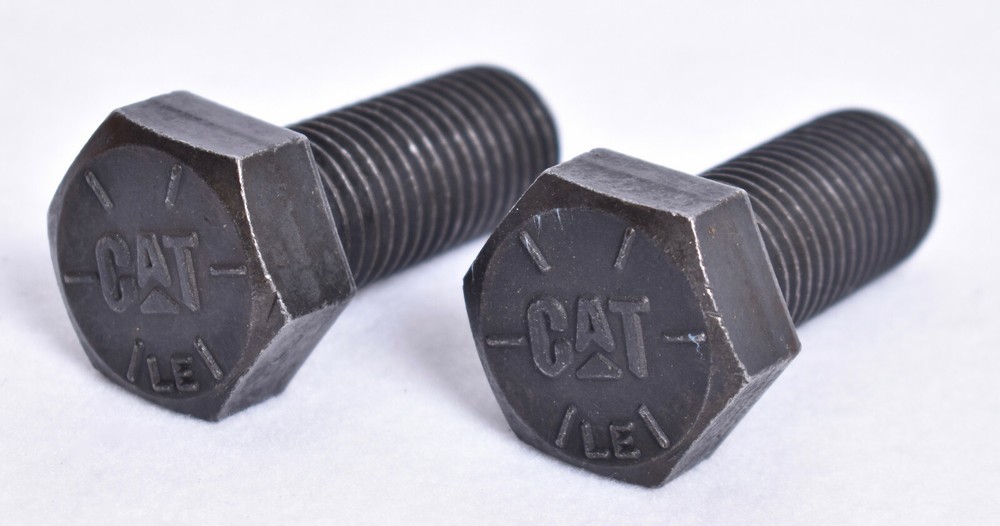 2 Count OEM CAT Caterpillar 1" Bolts