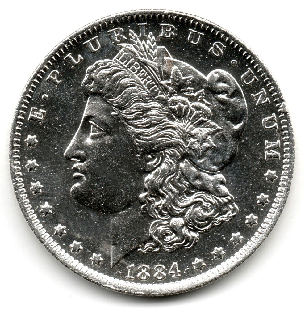 1884 O Morgan Silver Dollar BU Uncirculated MS