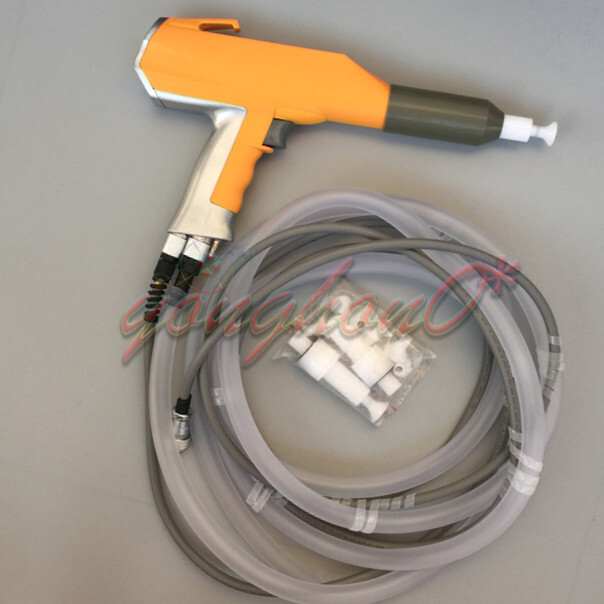 electrostatic powder coating spray gun with wire 3 pins