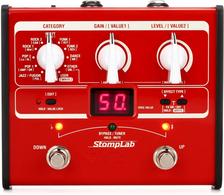 Vox StompLab IB Bass Modeling Effects Pedal