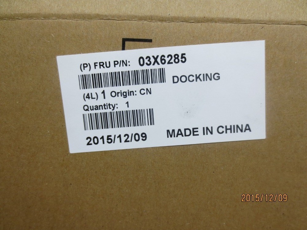 03X6285 Lenovo ThinkPad Basic USB 3.0 Dock Station