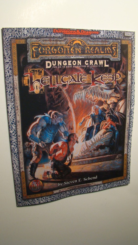 MODULE - HELLGATE KEEP *NEW VF/NM 9.0* DUNGEONS DRAGONS FORGOTTEN REALMS CRAWL