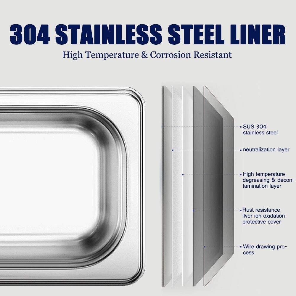 Stainless Steel Industry Ultrasonic Cleaner 30L Heated Heater w/Timer & Heater