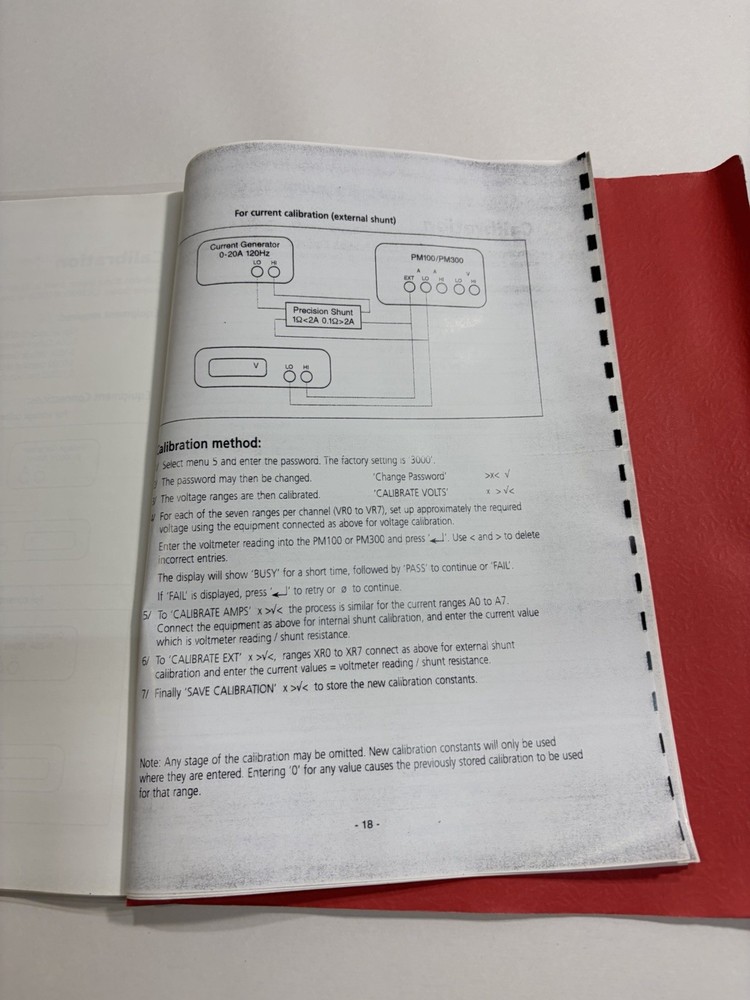 Voltech PM100 Power Analyzer Instruction Manual Voltech PM300 User Manual Guide