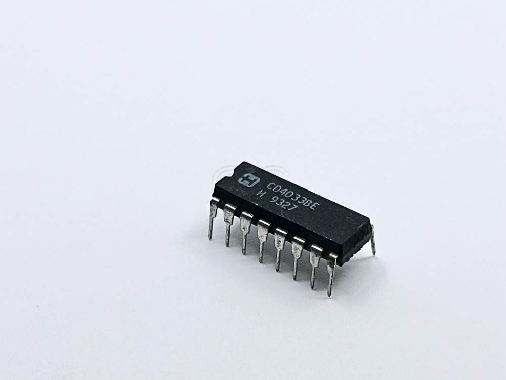 5PCS CD4033BE Harris Decade Counter w/ 7-Segment Decoder Display Driver DIP-16