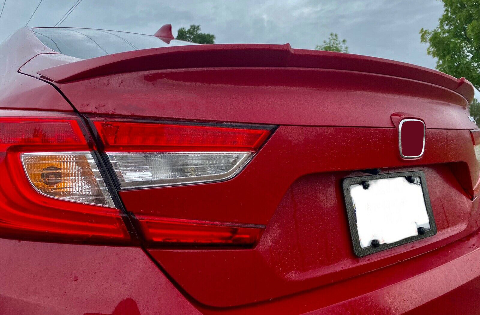 FITS 2018-2022 HONDA ACCORD CRYSTAL BLACK PEARL REAR TRUNK SPOILER LID WING