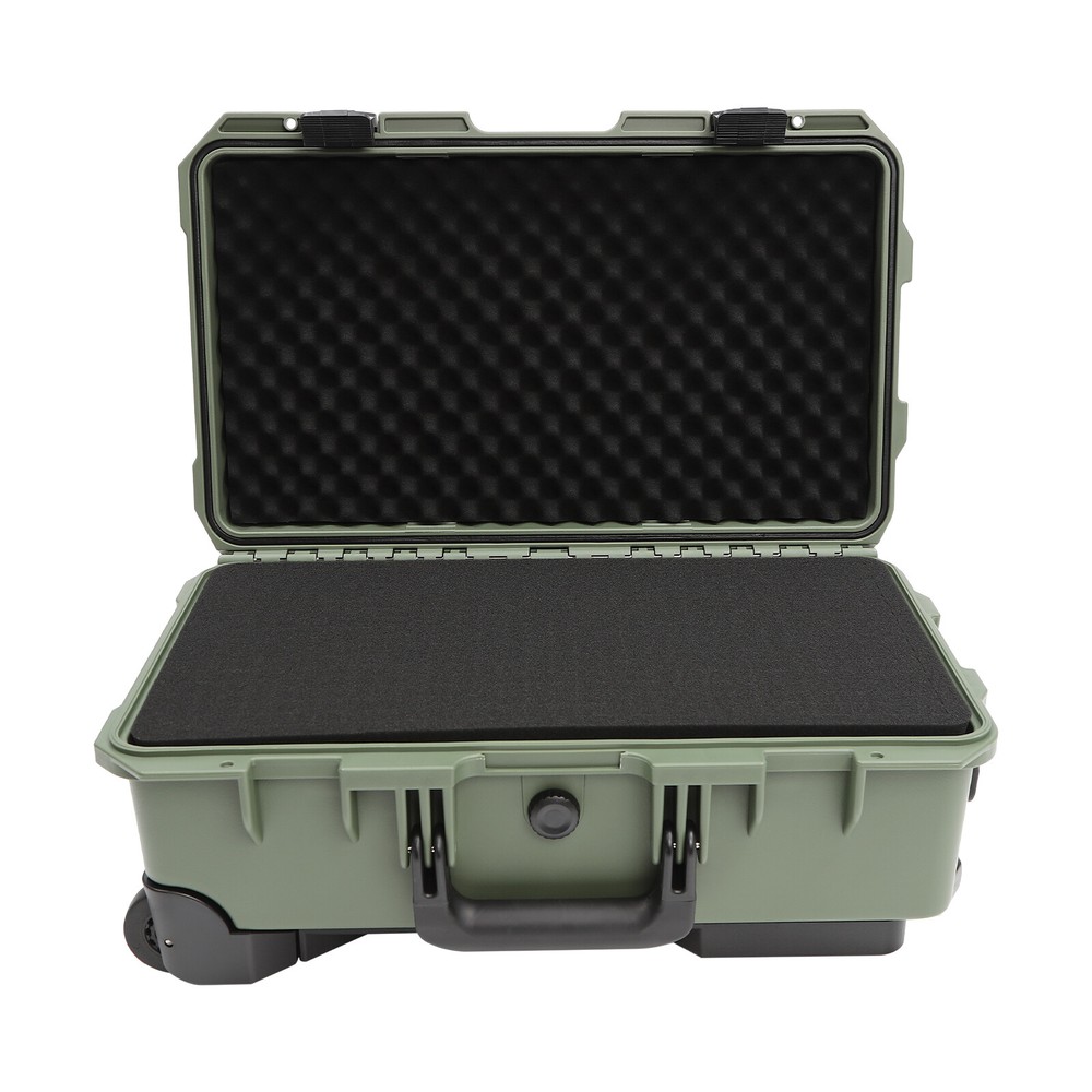 22In Camera Hard Case Protective Roller Camera Carrying Case Waterproof +Foams