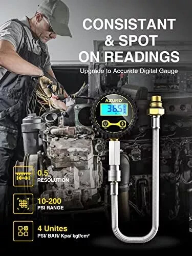 Compression Tester Automotive 200 Psi Digital Compression Tester Small Engine Fo