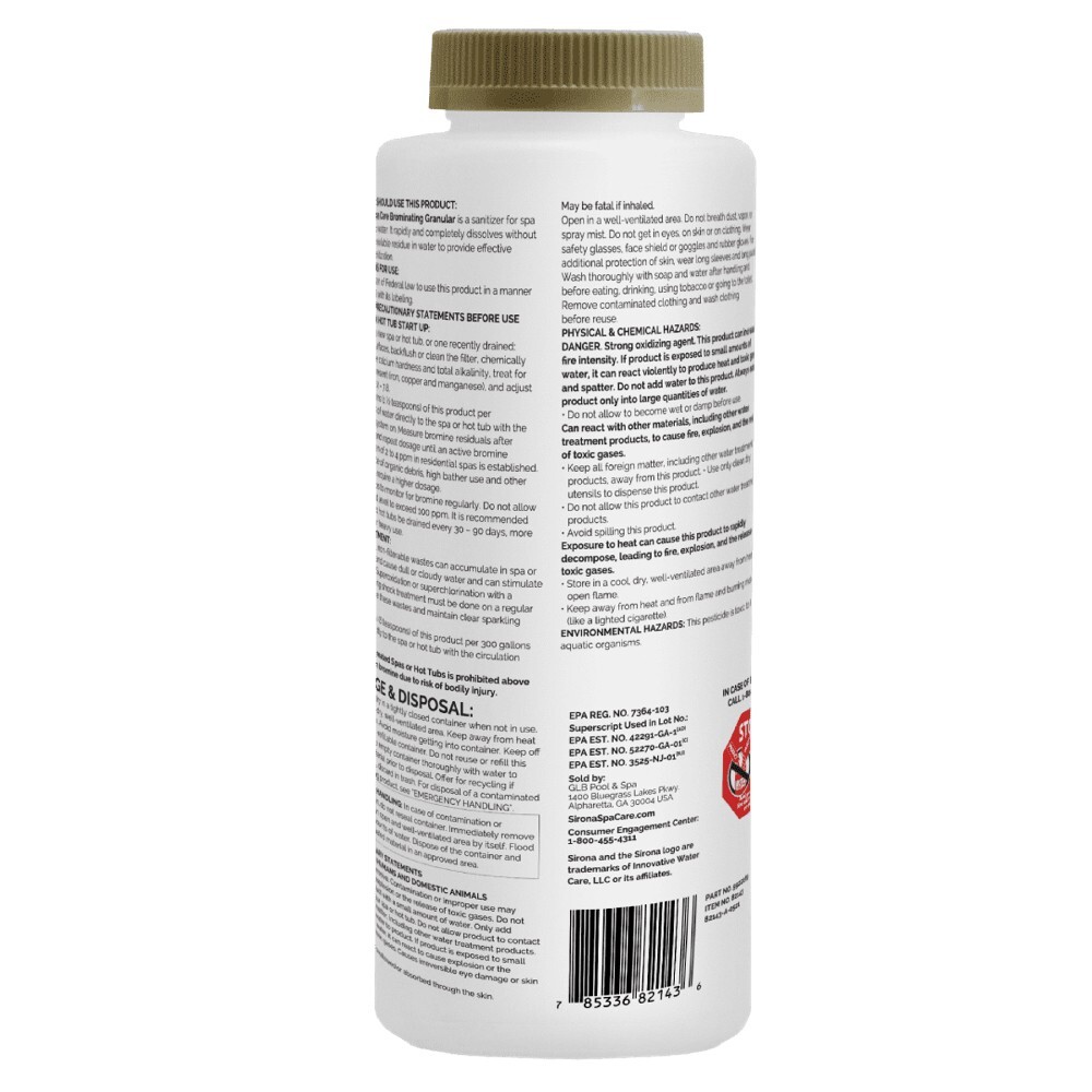 Sirona Spa Care Brominating Granular