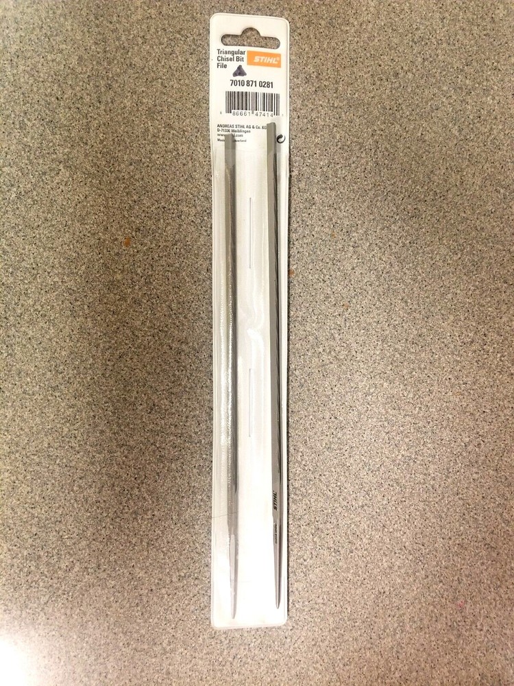 STIHL Triangular Chisel Bit files for RS square chain 7010 871 0281