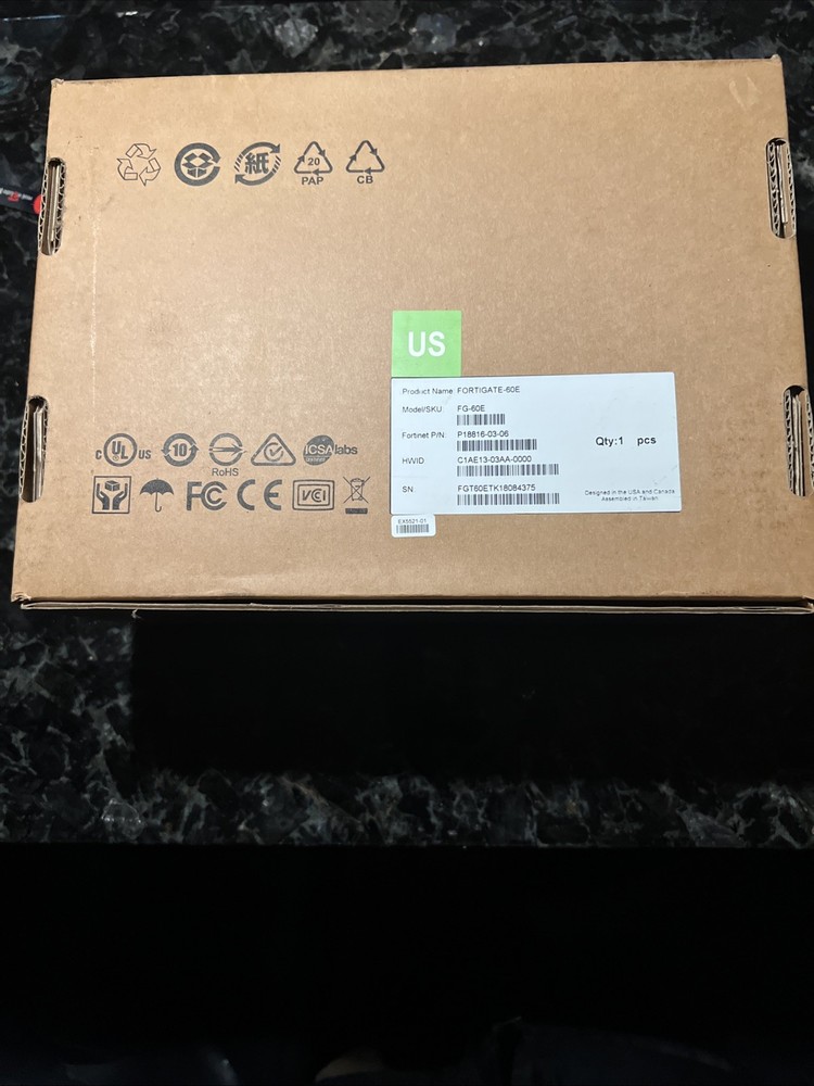 Fortinet FortiGate 60E Network Security Firewall