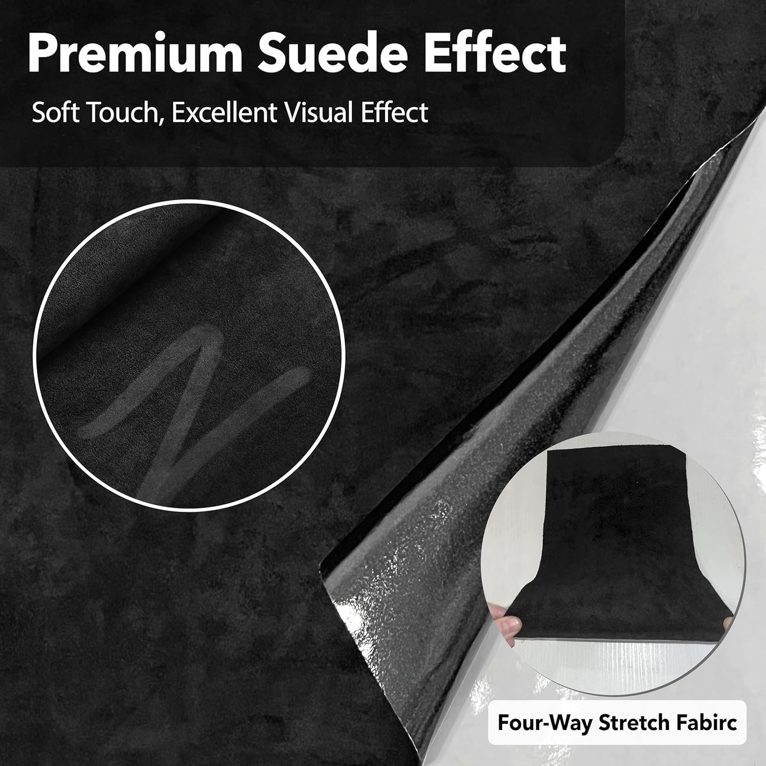 Alcantara self adhesive car wrap