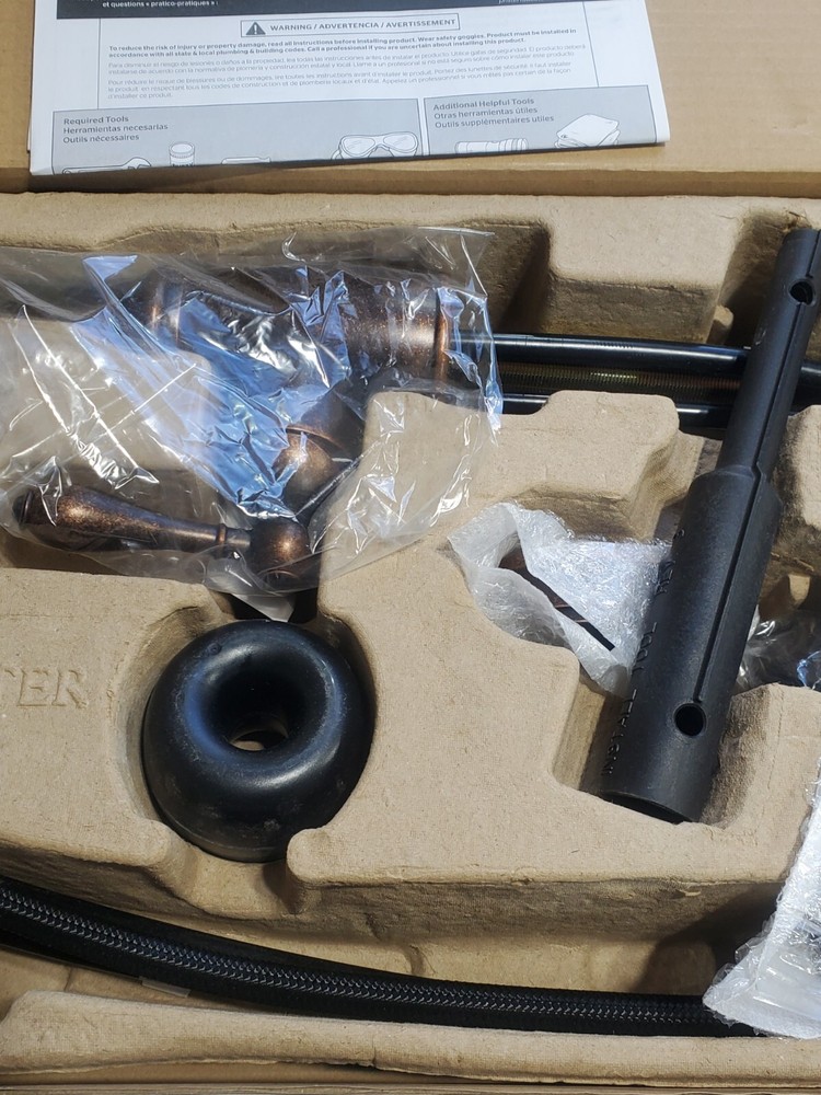 Pfister Canton Single-handle Pull-down Sprayer Kitchen Faucet in Rustic Bronze